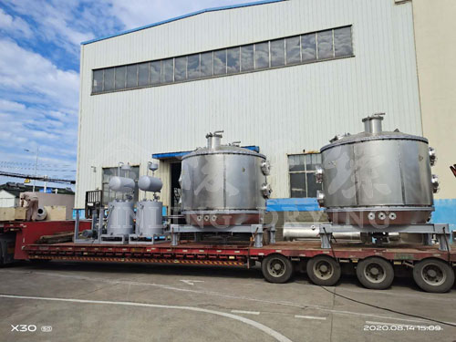 The professional dryer for plastic and masterbatch produced by Jinling Drying has been loaded and shipped